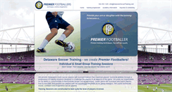 Desktop Screenshot of delawaresoccertraining.com